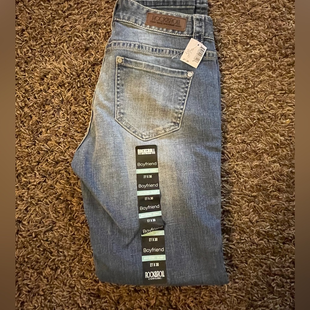 Rock&roll cowgirl boyfriend skinny jeans